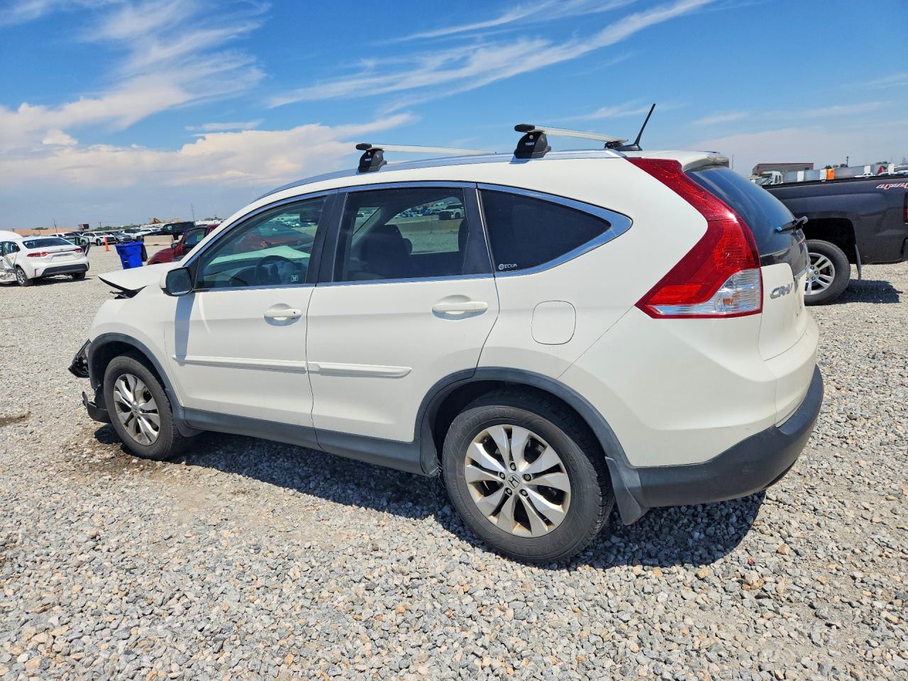 2012 Honda Cr-v Exl White vin: 5J6RM4H79CL059811