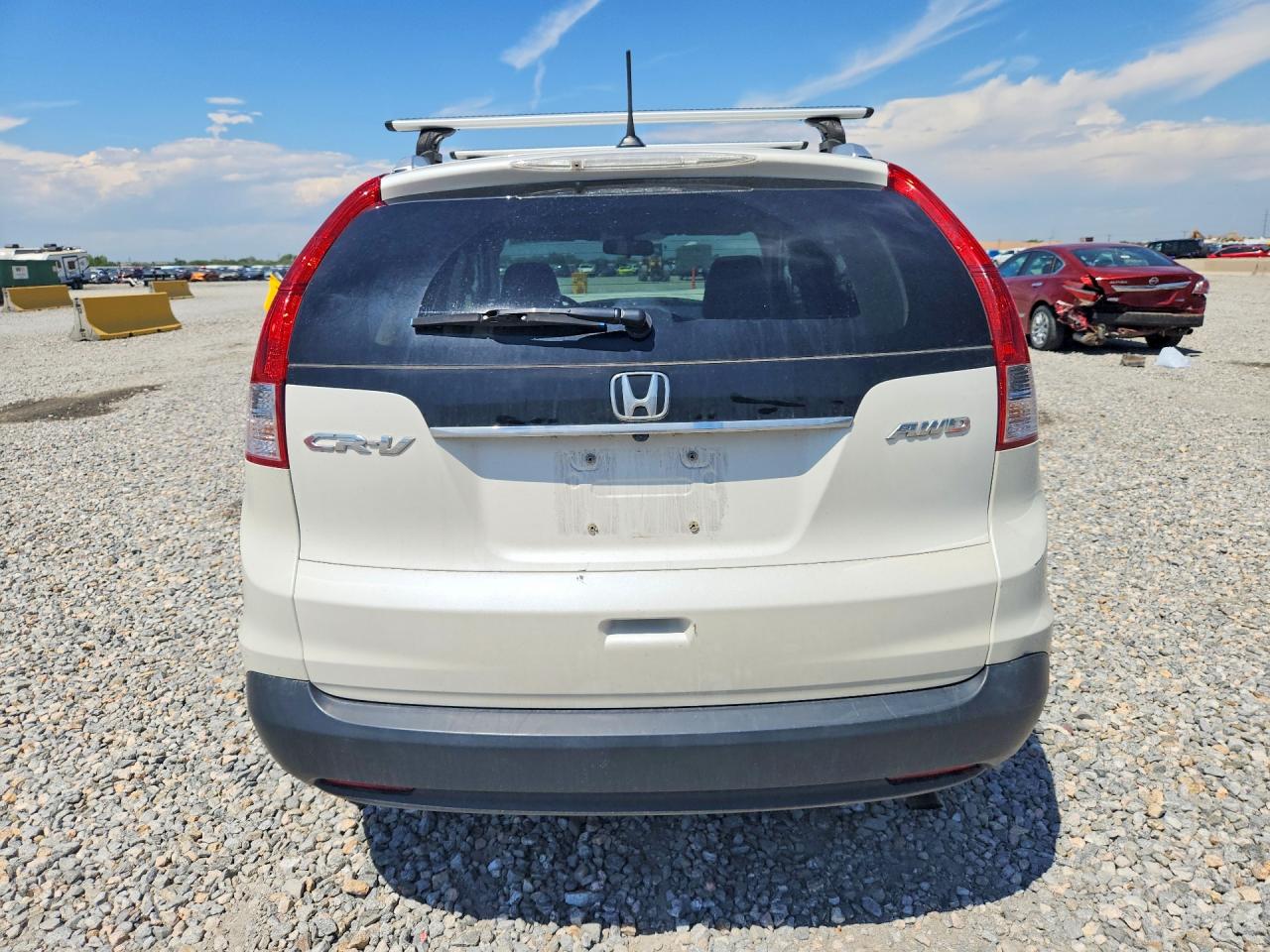 2012 Honda Cr-v Exl White vin: 5J6RM4H79CL059811