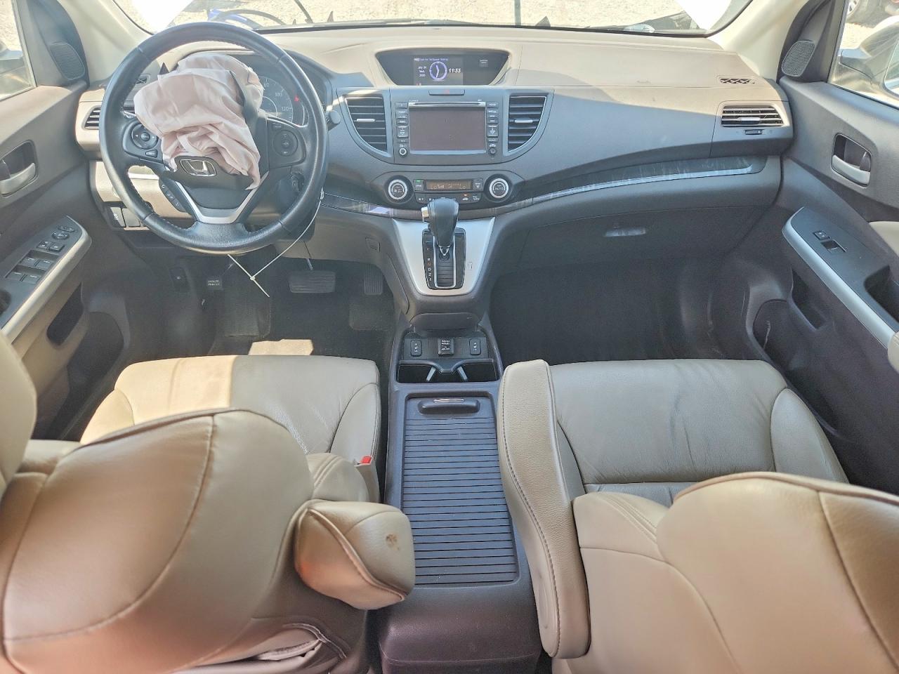 2012 Honda Cr-v Exl White vin: 5J6RM4H79CL059811