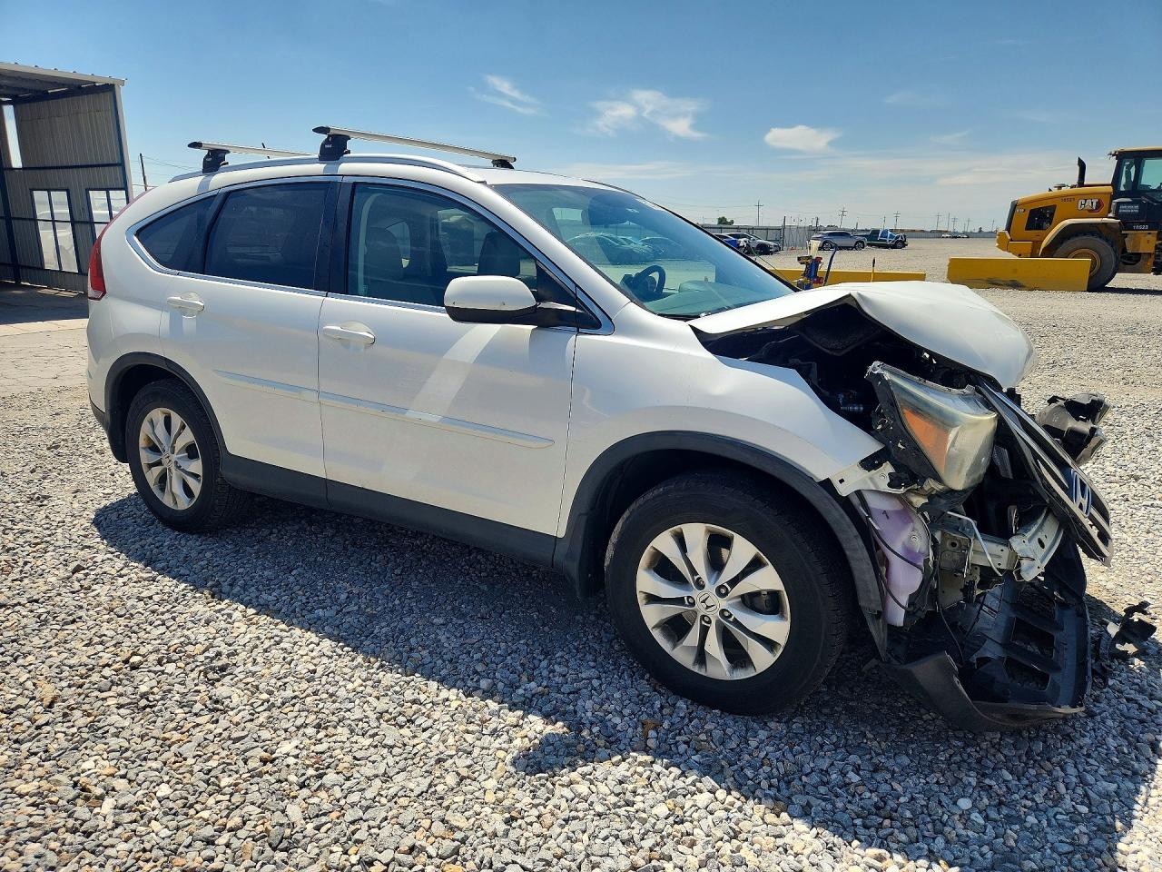 2012 Honda Cr-v Exl White vin: 5J6RM4H79CL059811