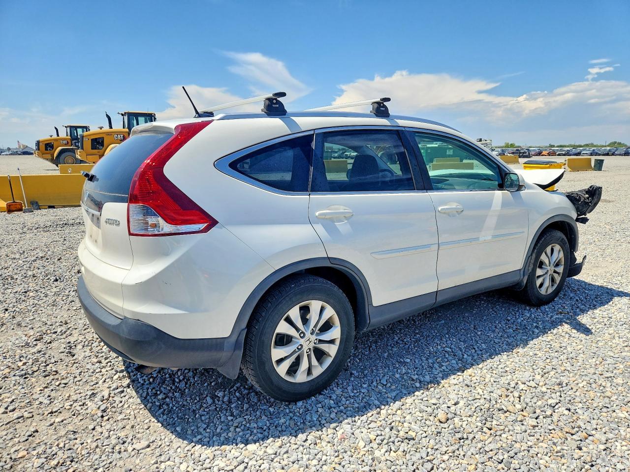 2012 Honda Cr-v Exl White vin: 5J6RM4H79CL059811