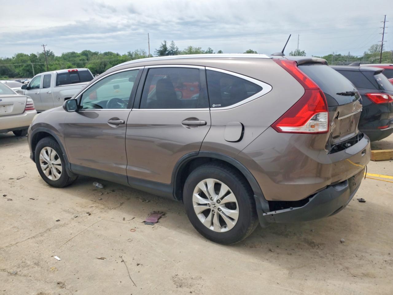 2012 Honda Cr-v Exl Серый vin: 5J6RM4H79CL065320