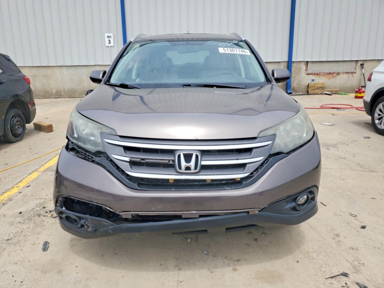 2012 Honda Cr-v Exl Серый vin: 5J6RM4H79CL065320