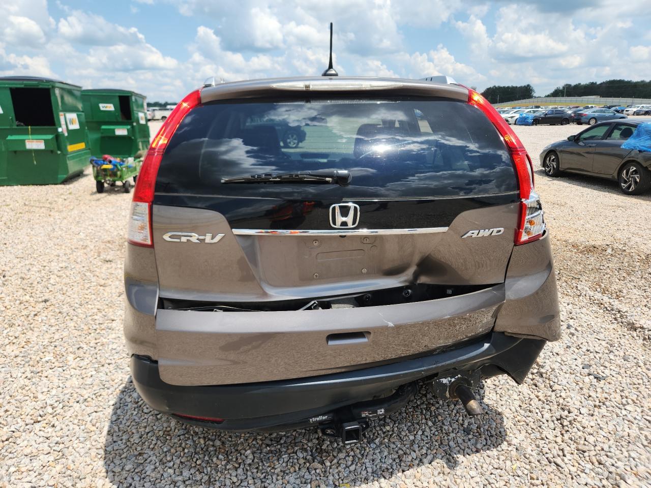 2012 Honda Cr-v Exl Gray vin: 5J6RM4H79CL070811