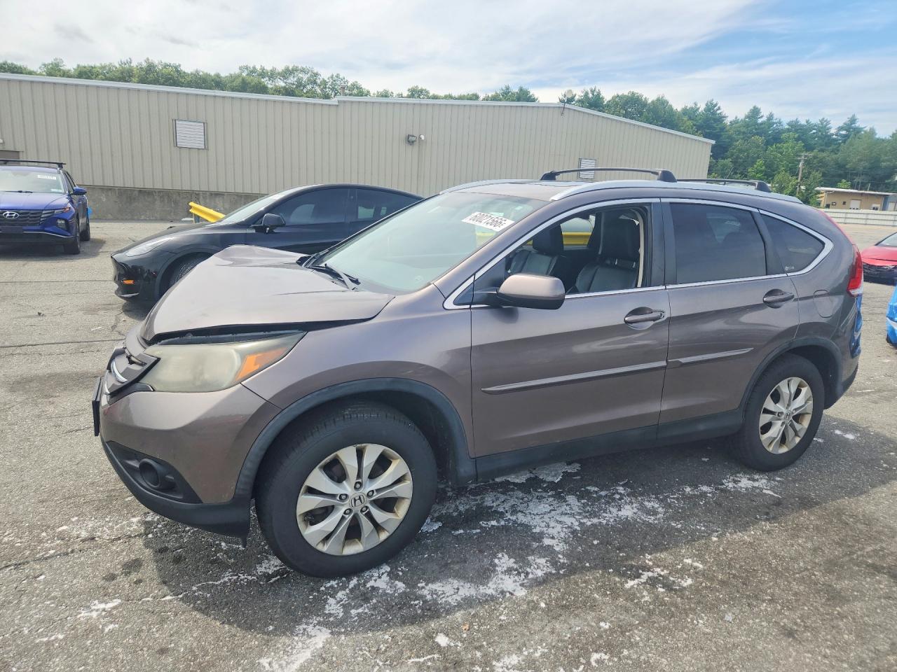 2012 Honda Cr-v Exl Brown vin: 5J6RM4H79CL080335