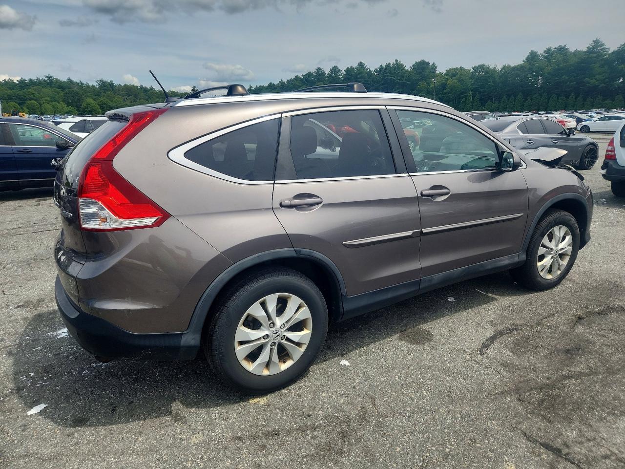 2012 Honda Cr-v Exl Brown vin: 5J6RM4H79CL080335