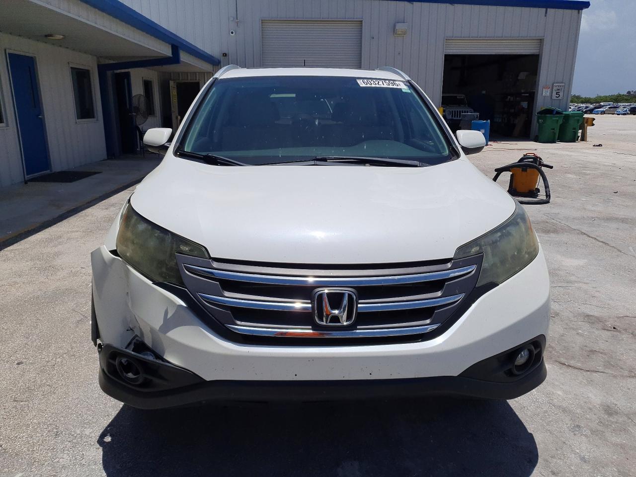 2013 Honda Cr-v Exl White vin: 5J6RM4H79DL003868