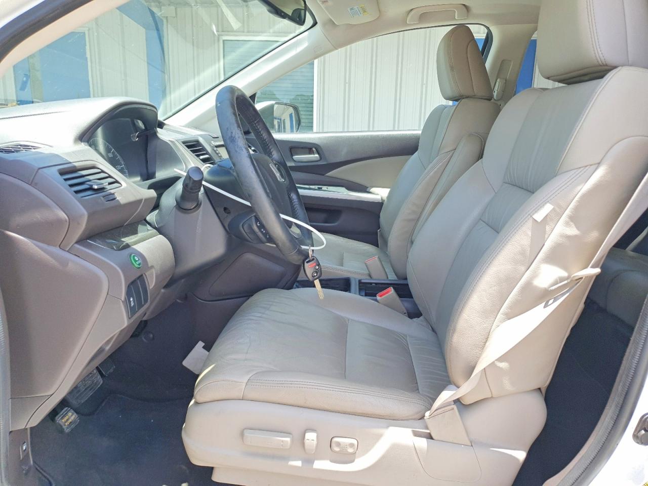 2013 Honda Cr-v Exl White vin: 5J6RM4H79DL003868