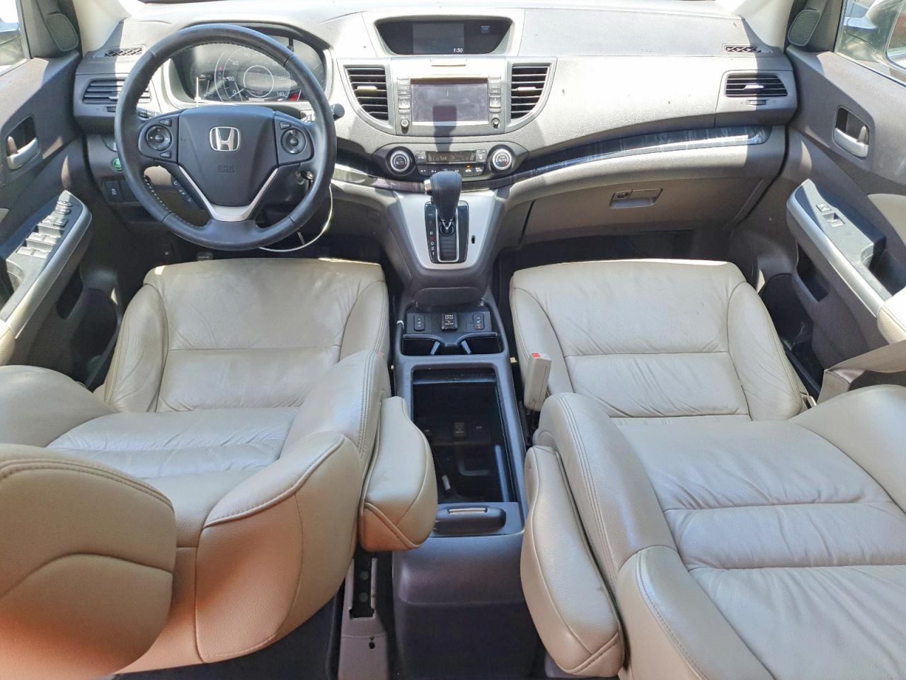 2013 Honda Cr-v Exl White vin: 5J6RM4H79DL003868