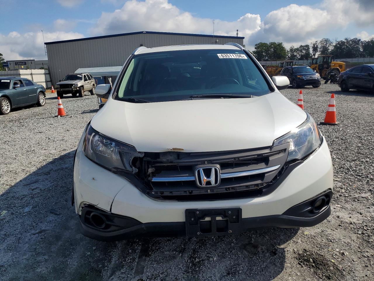 2013 Honda Cr-v Exl White vin: 5J6RM4H79DL010786