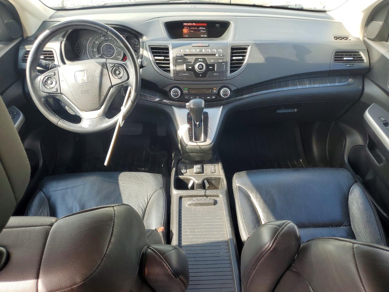 2013 Honda Cr-v Exl White vin: 5J6RM4H79DL010786