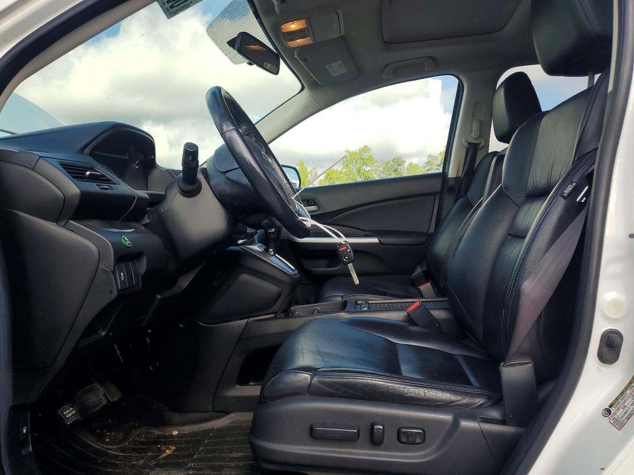 2013 Honda Cr-v Exl White vin: 5J6RM4H79DL010786