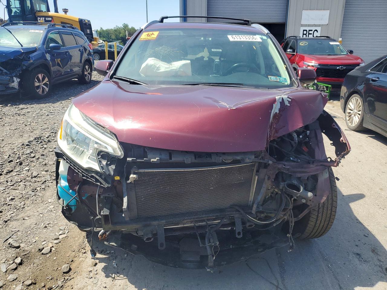 2013 Honda Cr-v Exl Maroon vin: 5J6RM4H79DL012909