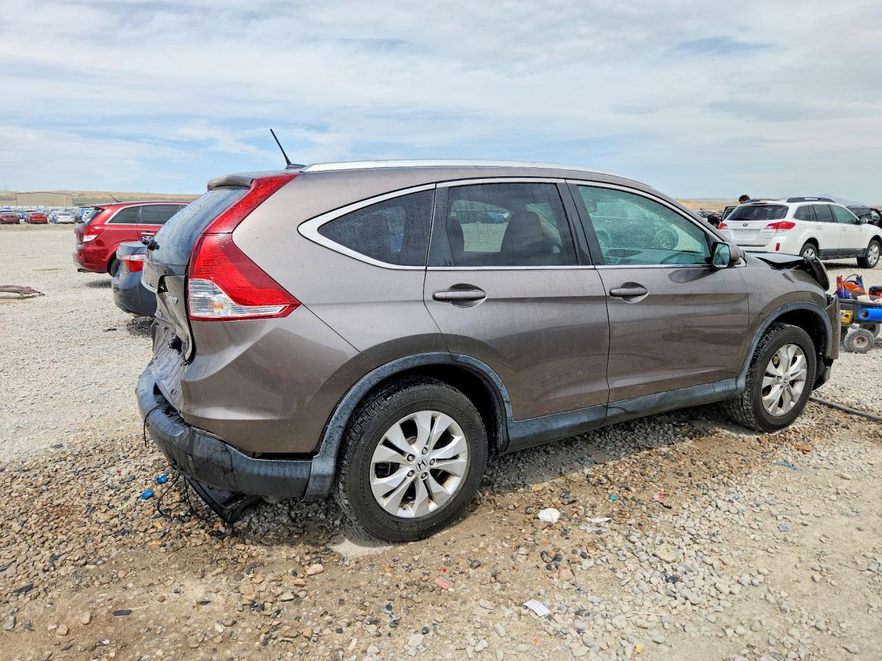 2013 Honda Cr-v Exl Tan vin: 5J6RM4H79DL017706