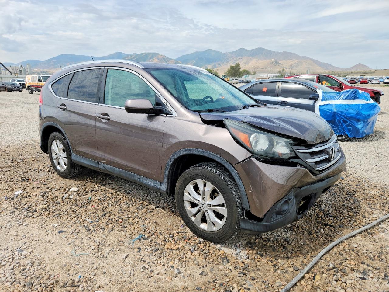 2013 Honda Cr-v Exl Tan vin: 5J6RM4H79DL017706