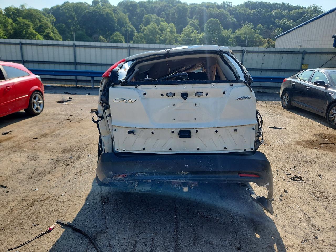 2013 Honda Cr-v Exl White vin: 5J6RM4H79DL019830