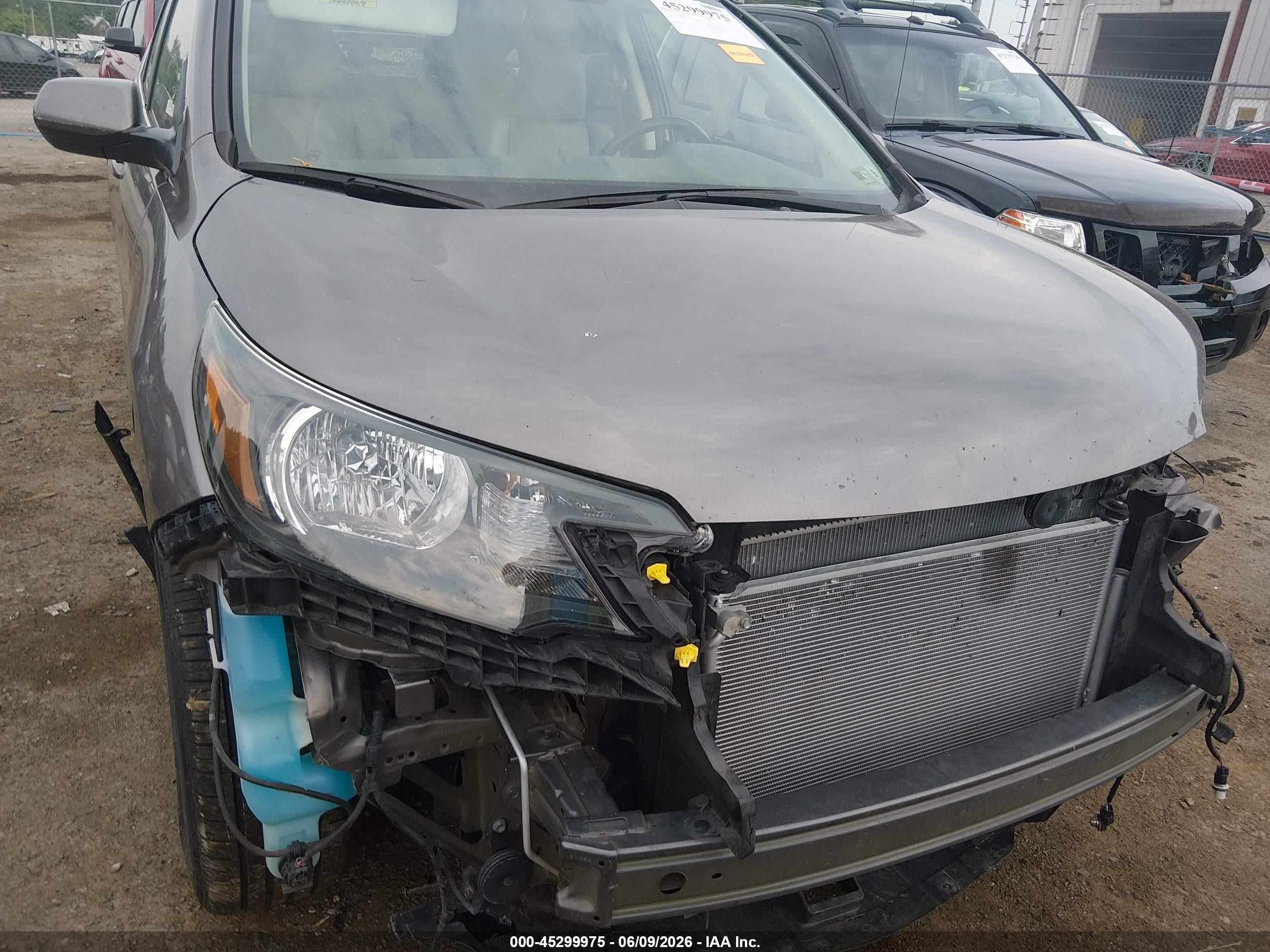 2013 Honda Cr-v Ex-l Brown vin: 5J6RM4H79DL025143