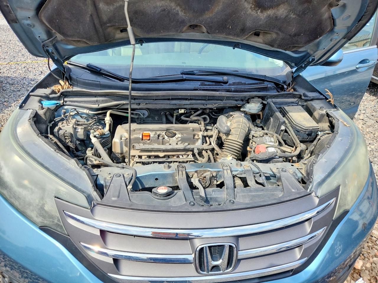 2013 Honda Cr-v Exl Blue vin: 5J6RM4H79DL034358