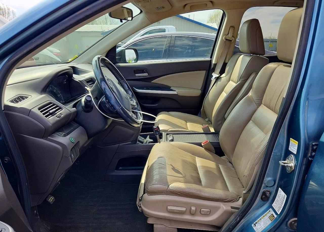 2013 Honda Cr-v Exl Blue vin: 5J6RM4H79DL034358