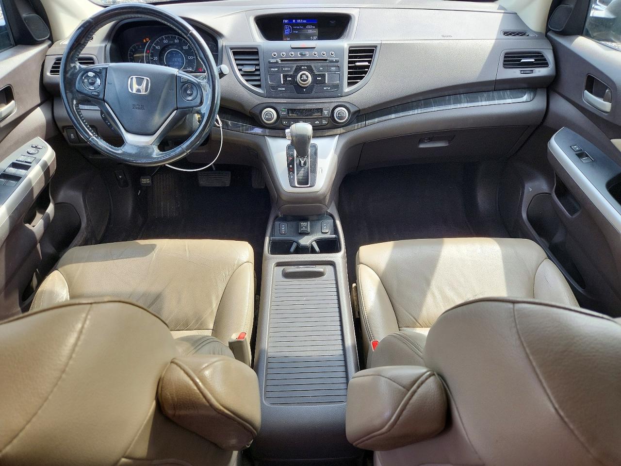 2013 Honda Cr-v Exl Blue vin: 5J6RM4H79DL034358