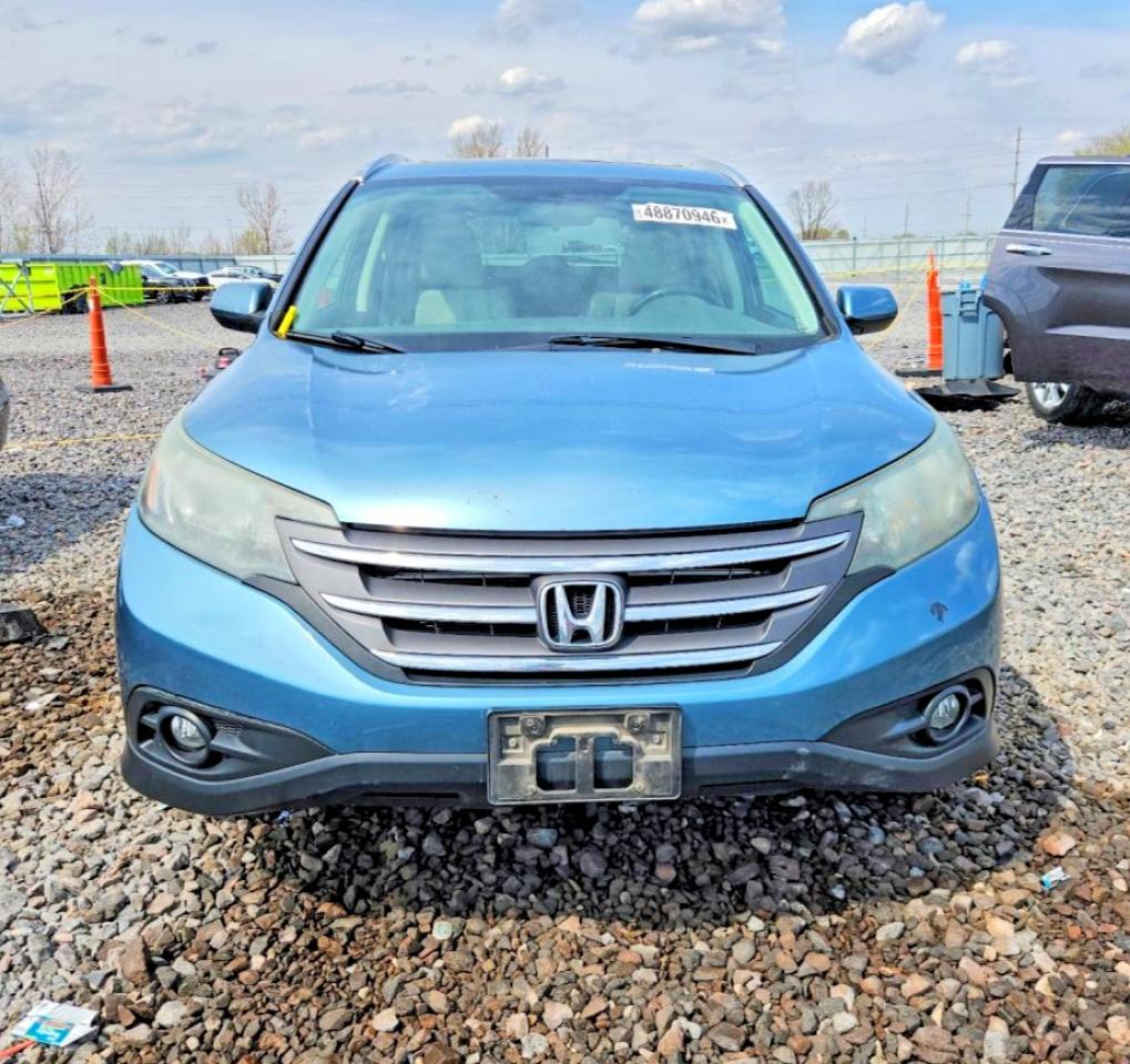 2013 Honda Cr-v Exl Blue vin: 5J6RM4H79DL034358