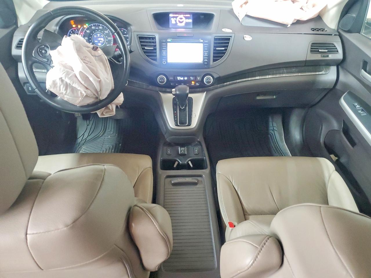 2013 Honda Cr-v Exl White vin: 5J6RM4H79DL043755