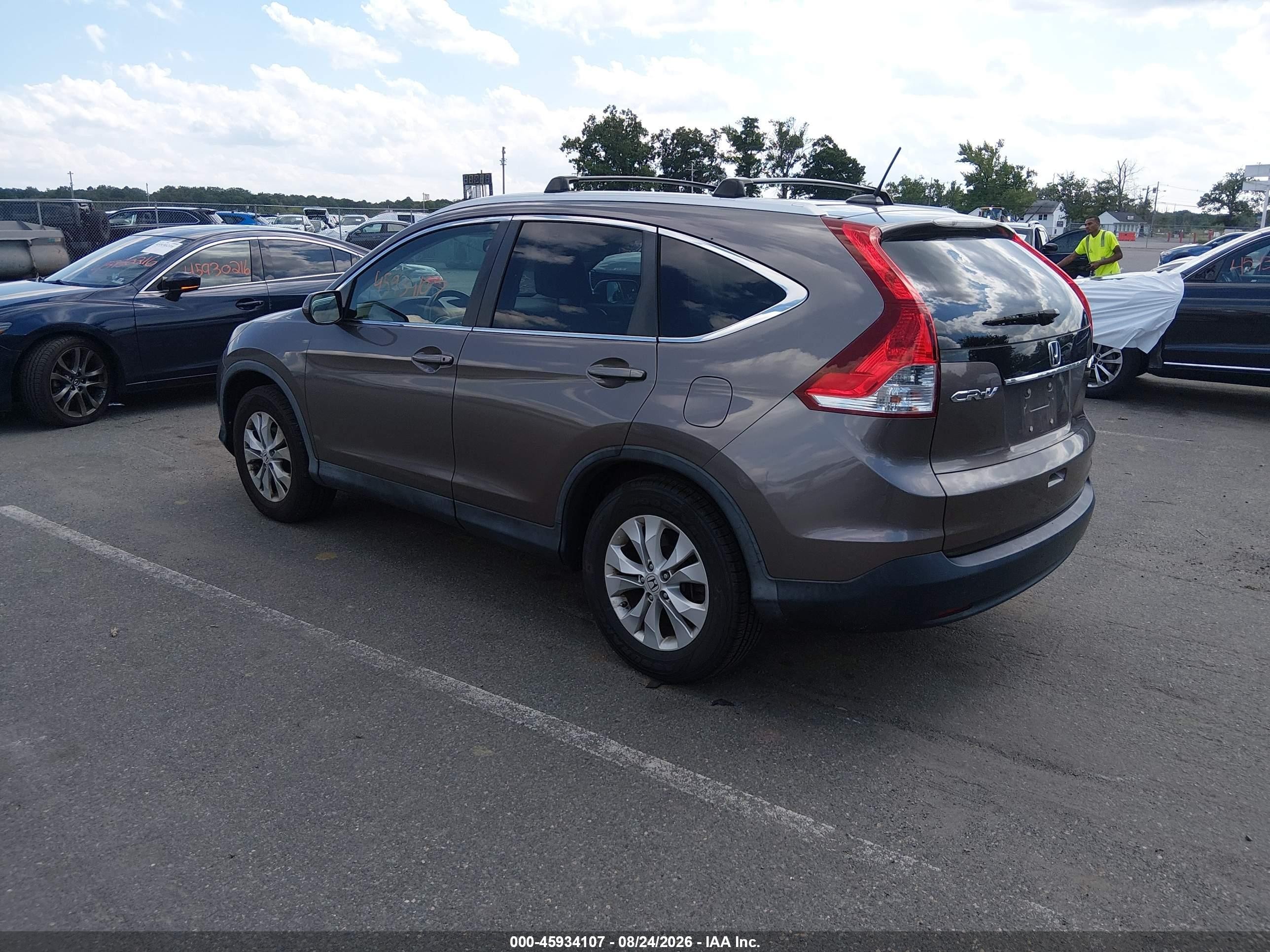 2013 Honda Cr-v Ex-l Champagne vin: 5J6RM4H79DL052830