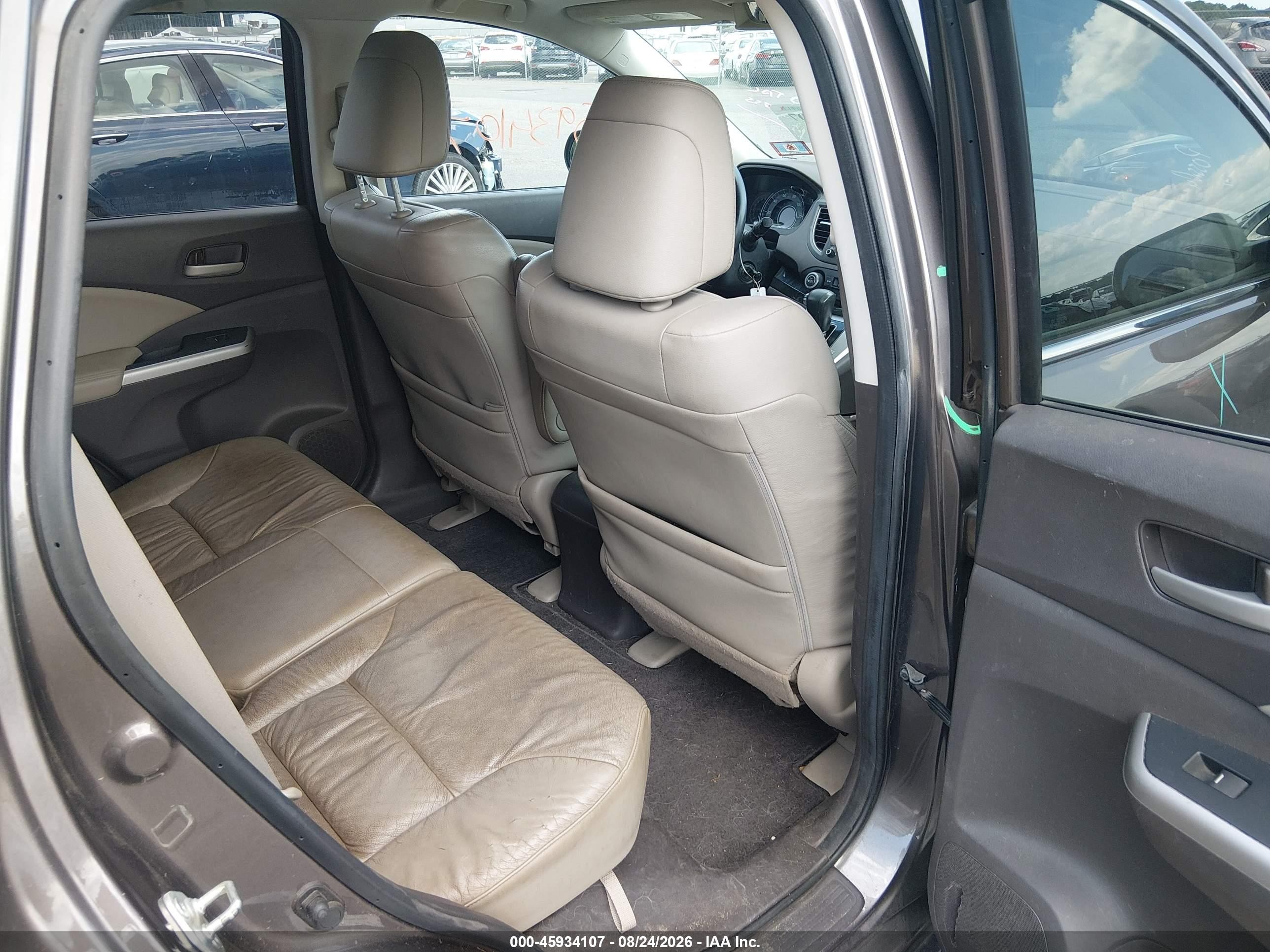2013 Honda Cr-v Ex-l Champagne vin: 5J6RM4H79DL052830