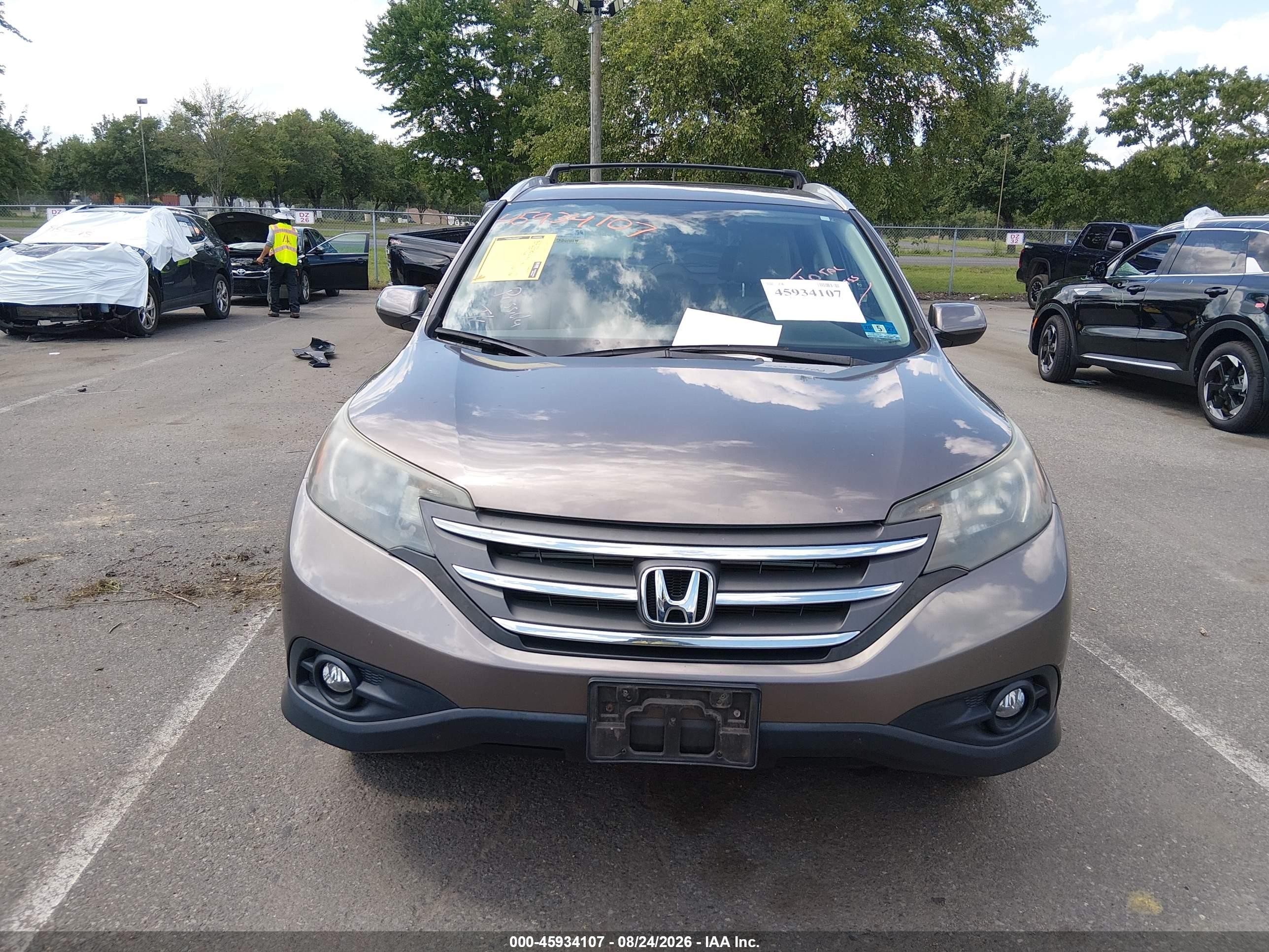 2013 Honda Cr-v Ex-l Champagne vin: 5J6RM4H79DL052830