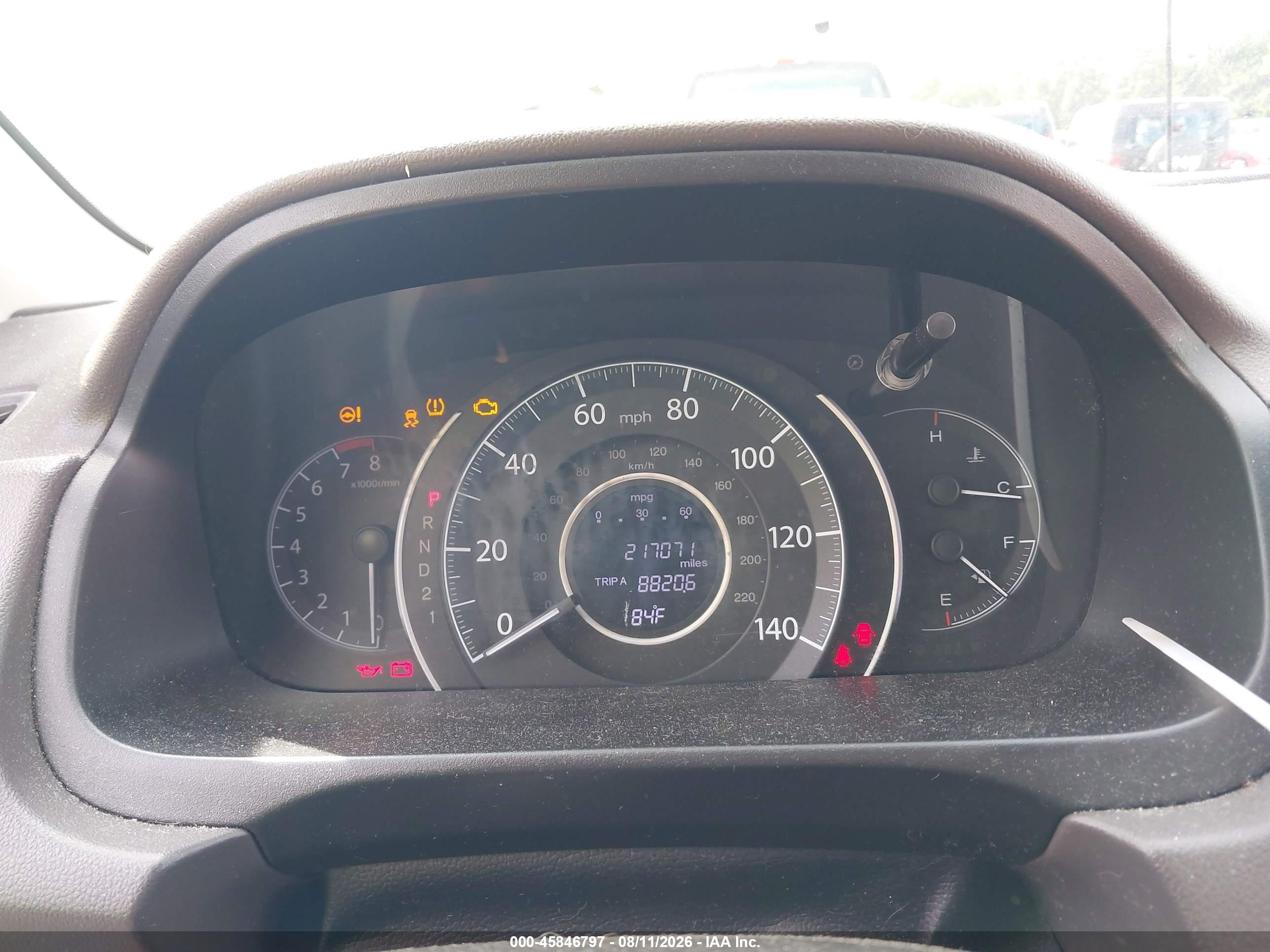 2013 Honda Cr-v Ex-l Серый vin: 5J6RM4H79DL060653