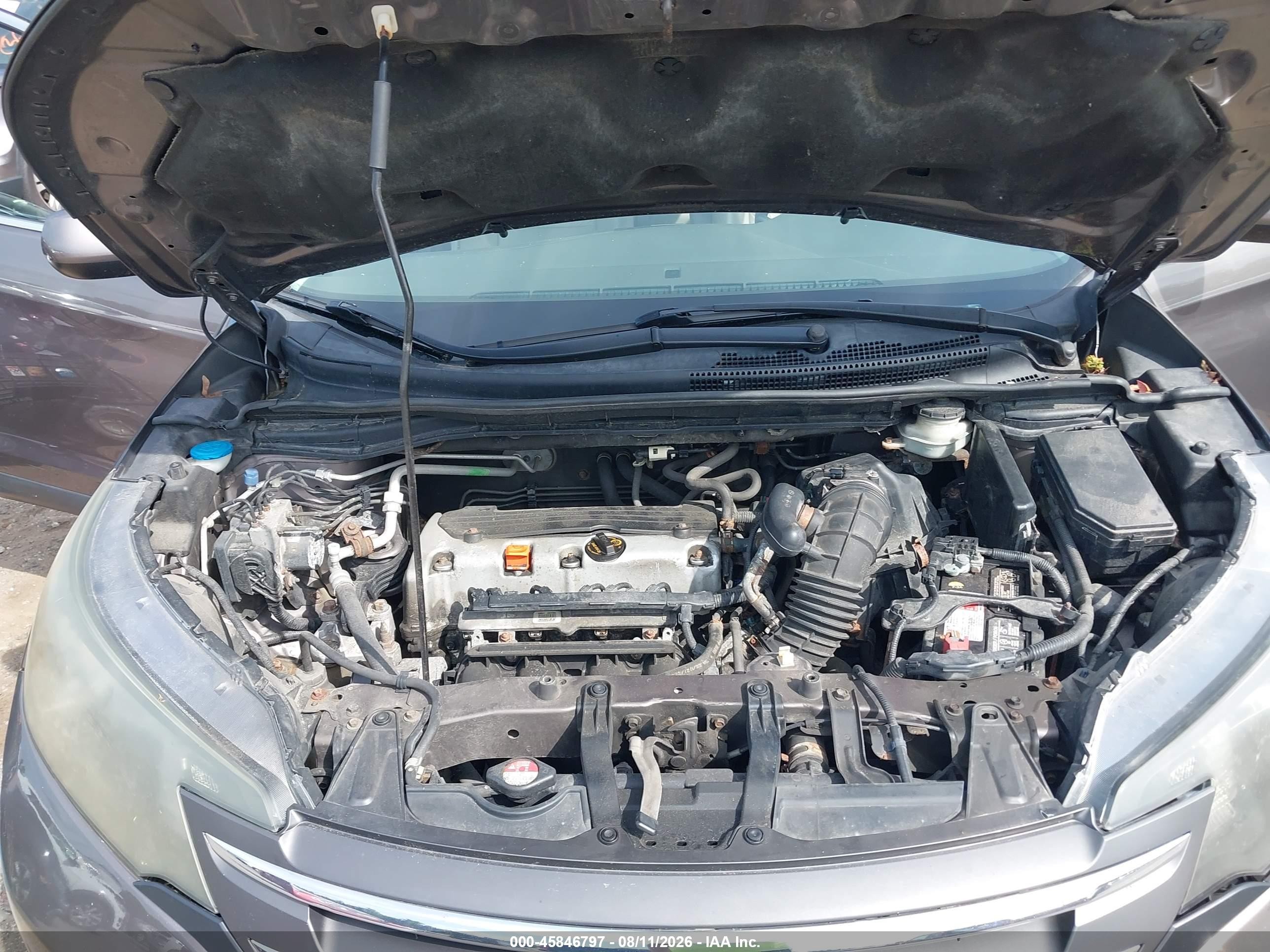 2013 Honda Cr-v Ex-l Серый vin: 5J6RM4H79DL060653