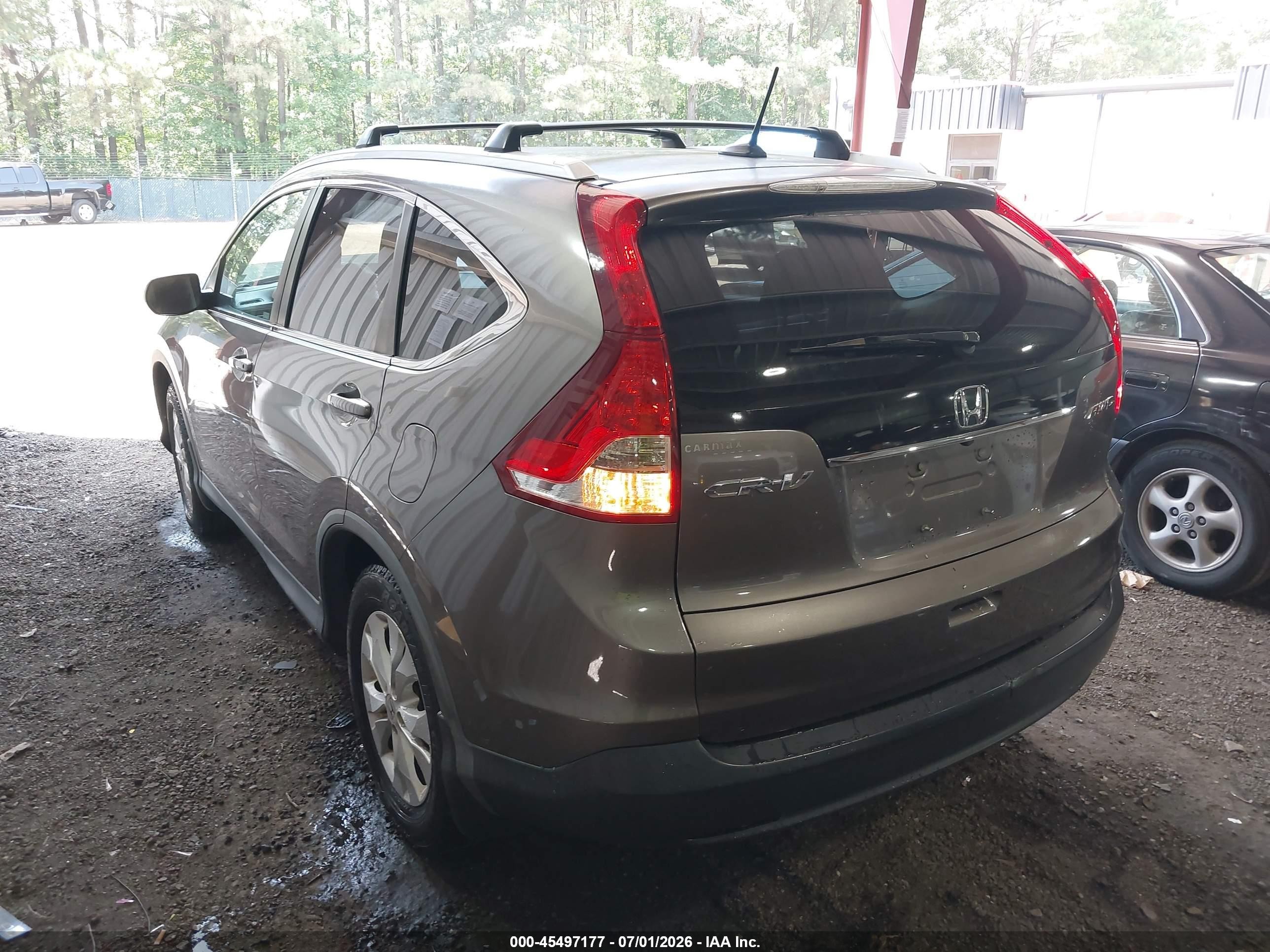 2013 Honda Cr-v Ex-l Brown vin: 5J6RM4H79DL069868