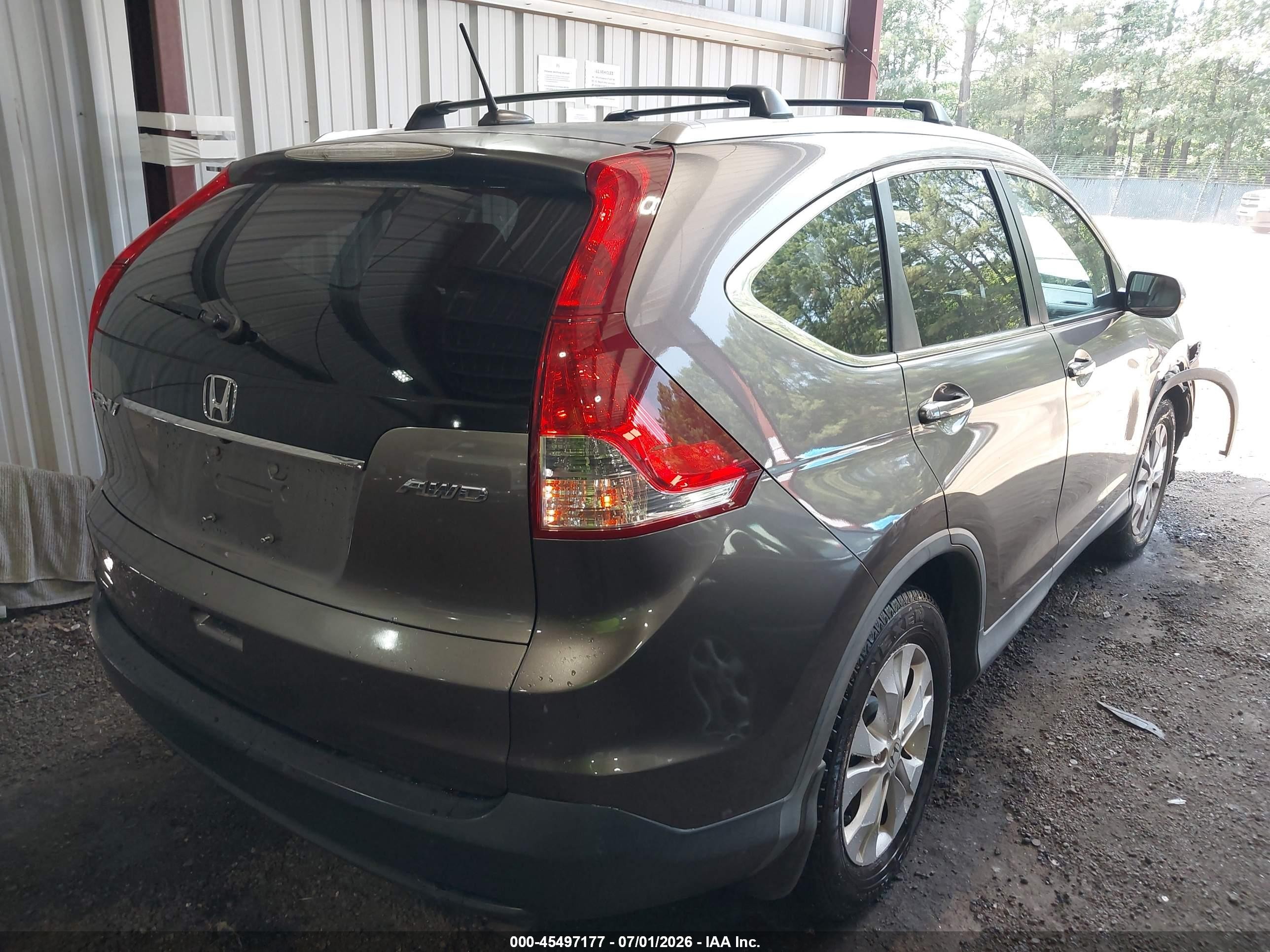 2013 Honda Cr-v Ex-l Brown vin: 5J6RM4H79DL069868