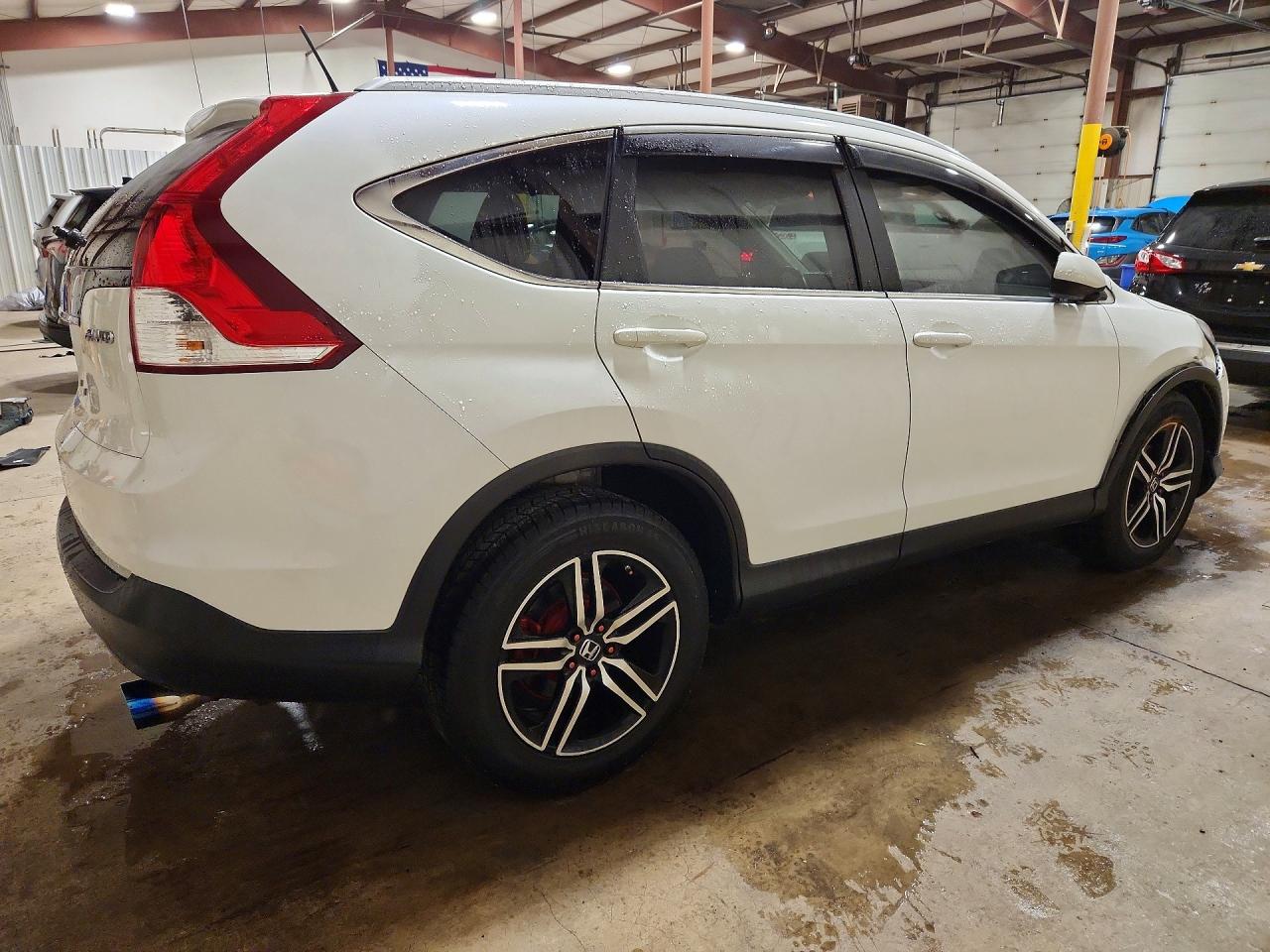2013 Honda Cr-v Exl White vin: 5J6RM4H79DL075430