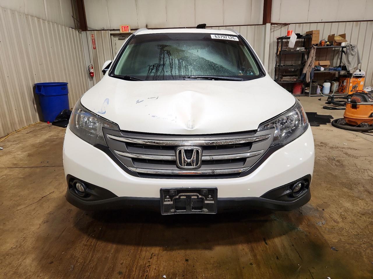 2013 Honda Cr-v Exl White vin: 5J6RM4H79DL075430
