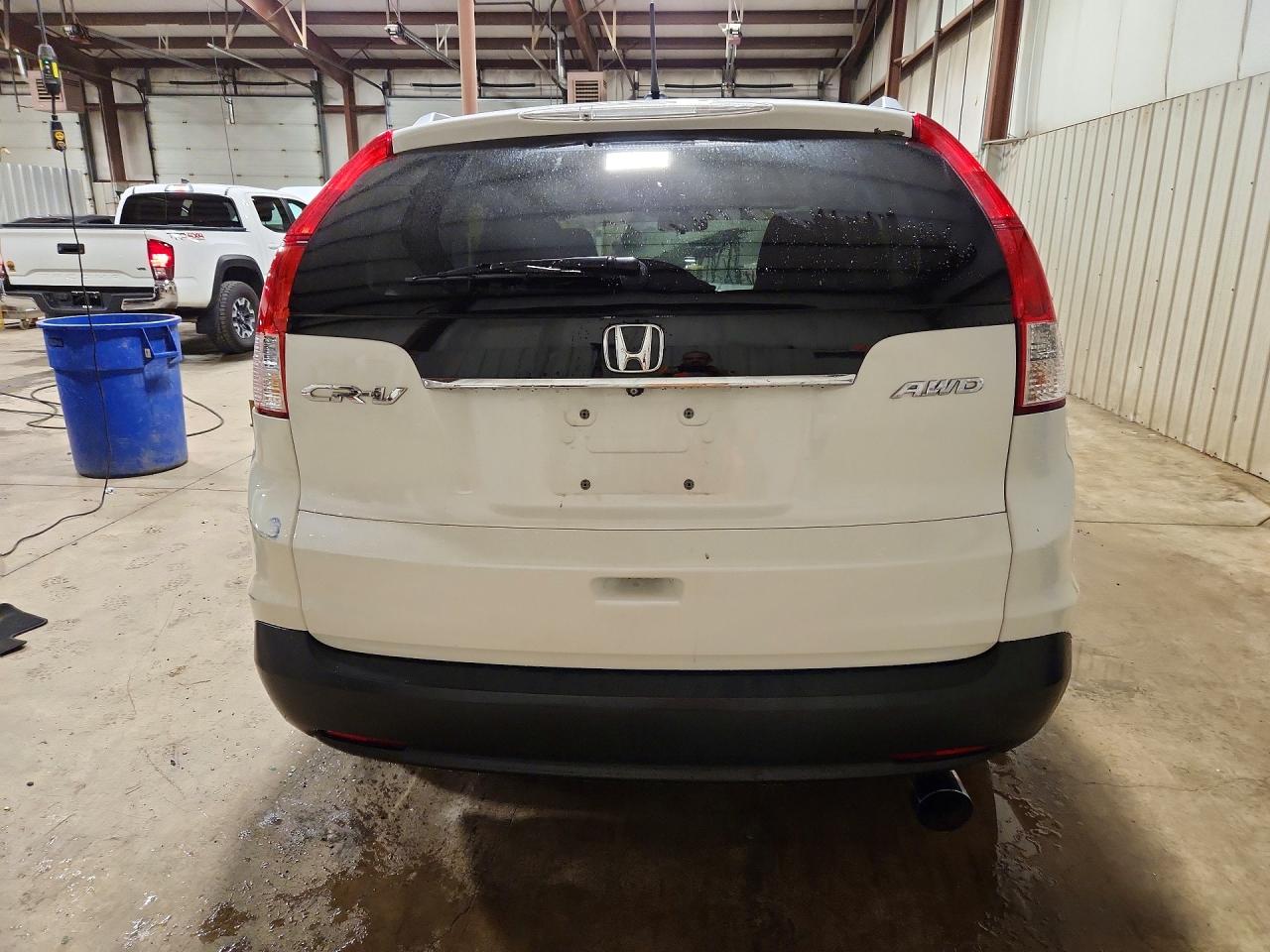 2013 Honda Cr-v Exl White vin: 5J6RM4H79DL075430