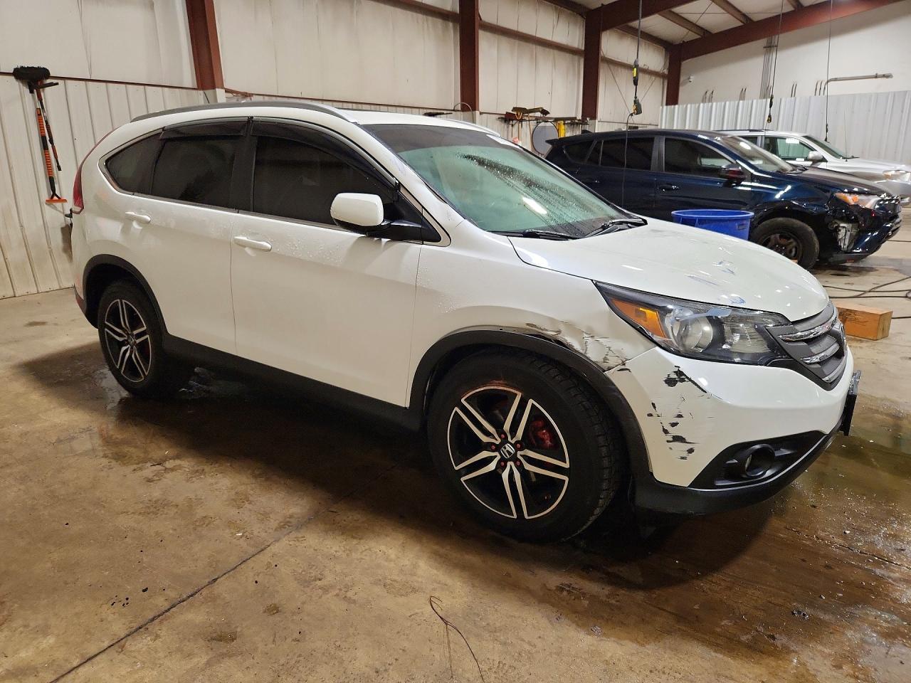 2013 Honda Cr-v Exl White vin: 5J6RM4H79DL075430