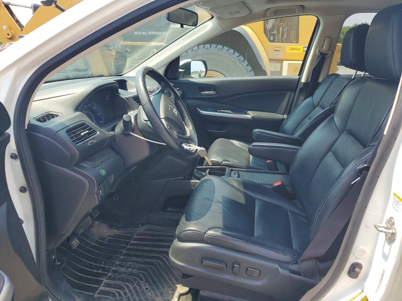 2013 Honda Cr-v Exl White vin: 5J6RM4H79DL077114