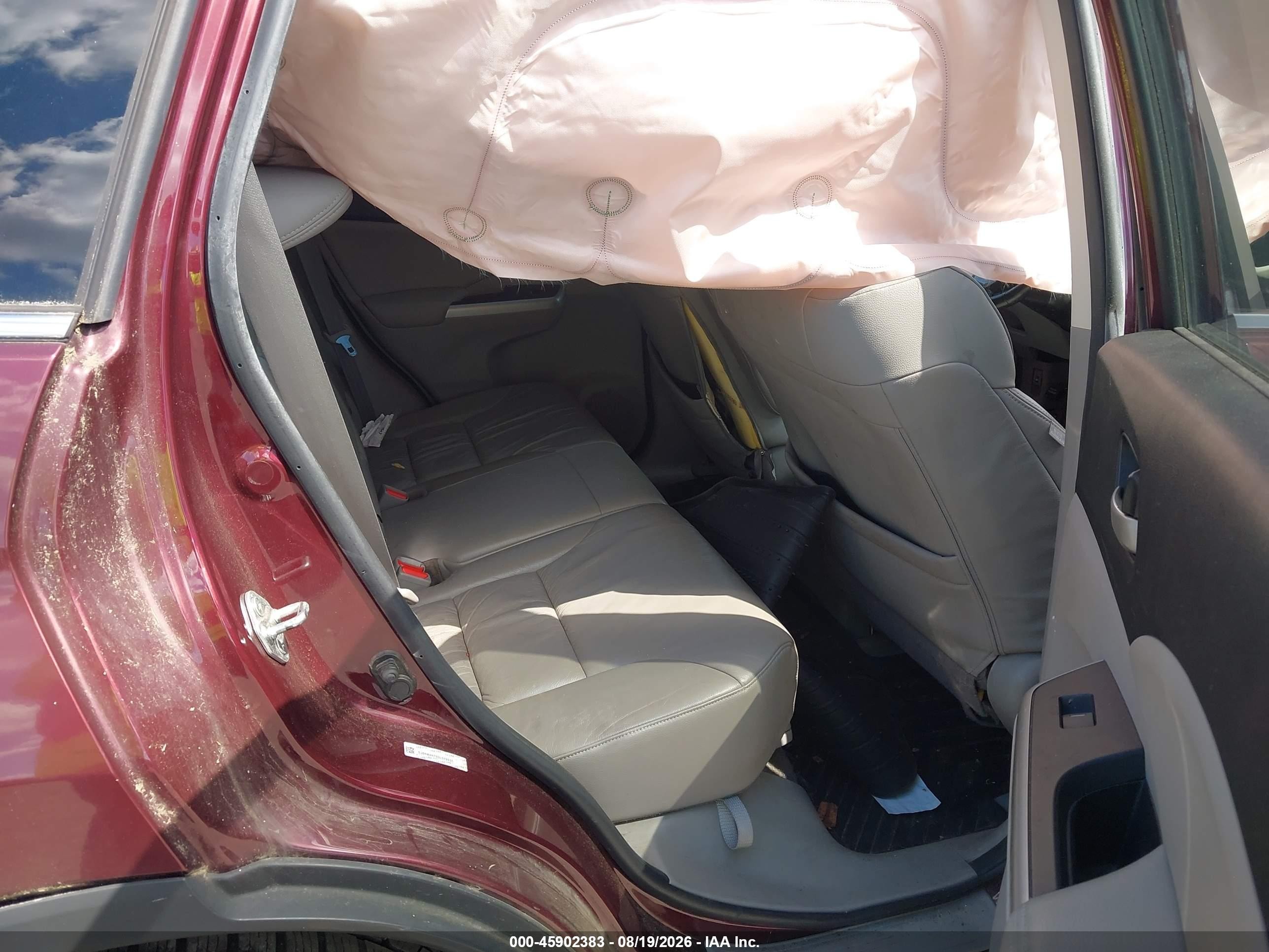 2013 Honda Cr-v Ex-l Red vin: 5J6RM4H79DL079235
