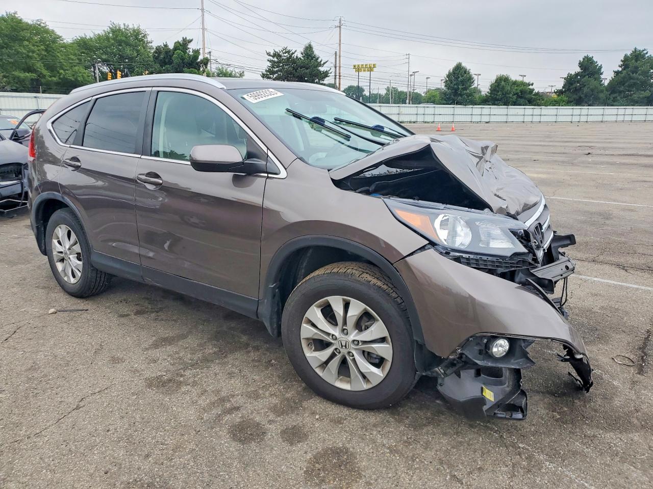 2013 Honda Cr-v Exl Gray vin: 5J6RM4H79DL080336