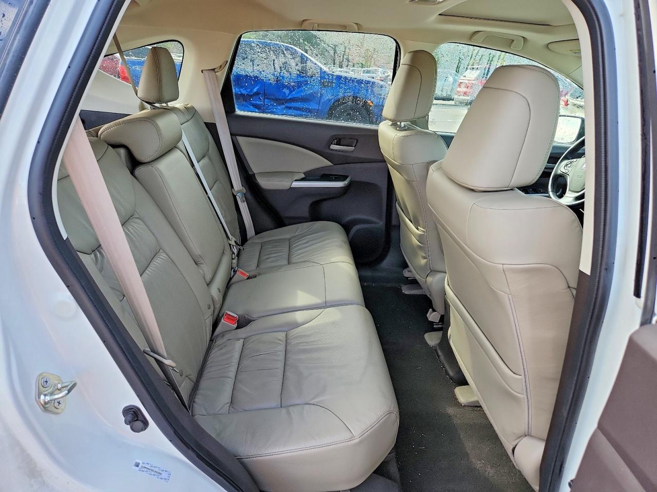 2013 Honda Cr-v Exl White vin: 5J6RM4H79DL080983