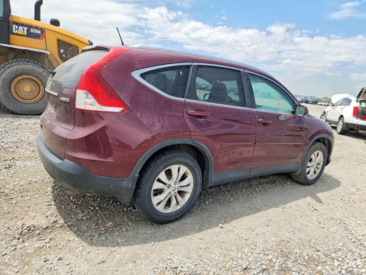 2013 Honda Cr-v Exl Maroon vin: 5J6RM4H79DL083754