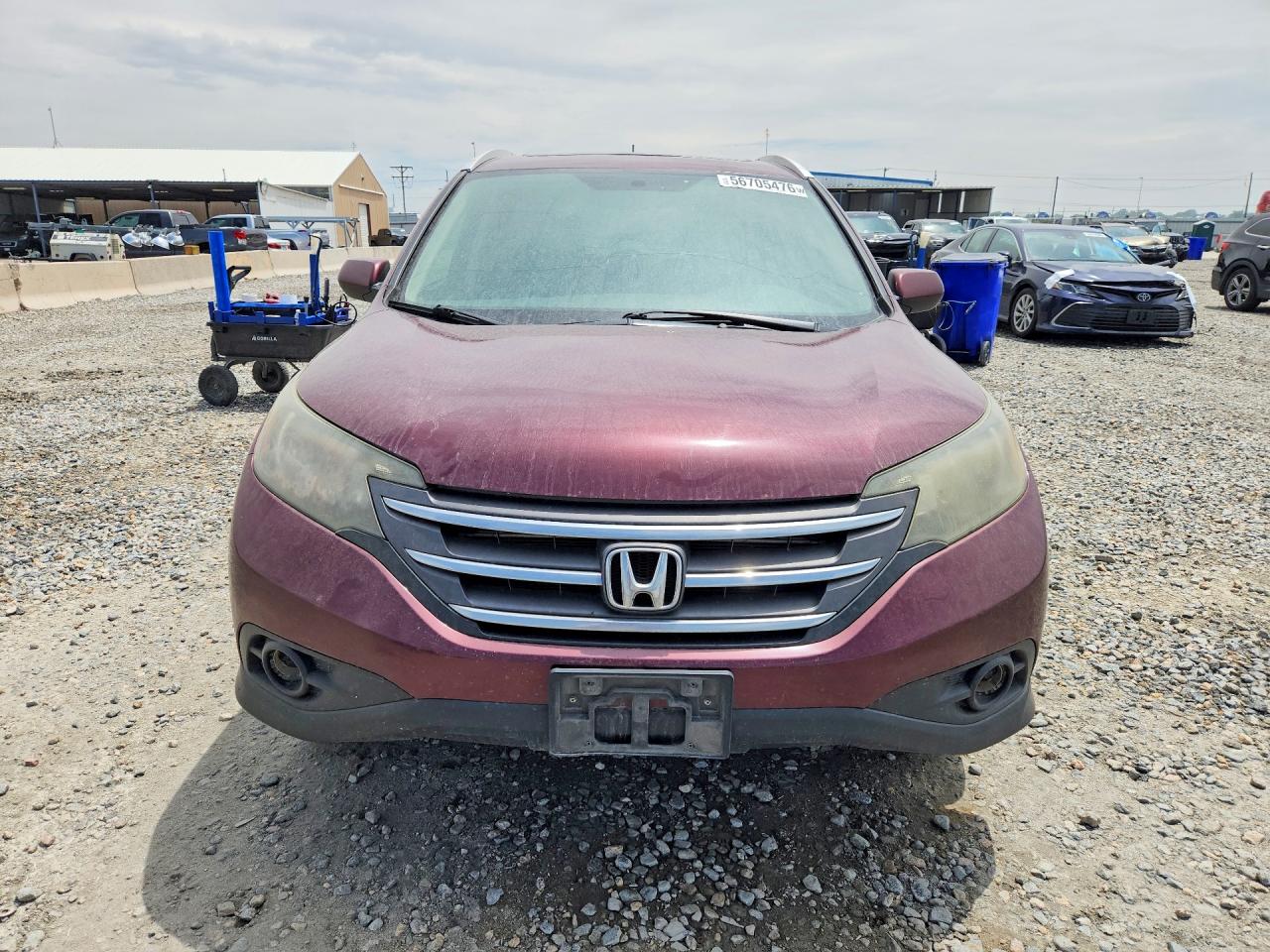 2013 Honda Cr-v Exl Maroon vin: 5J6RM4H79DL083754