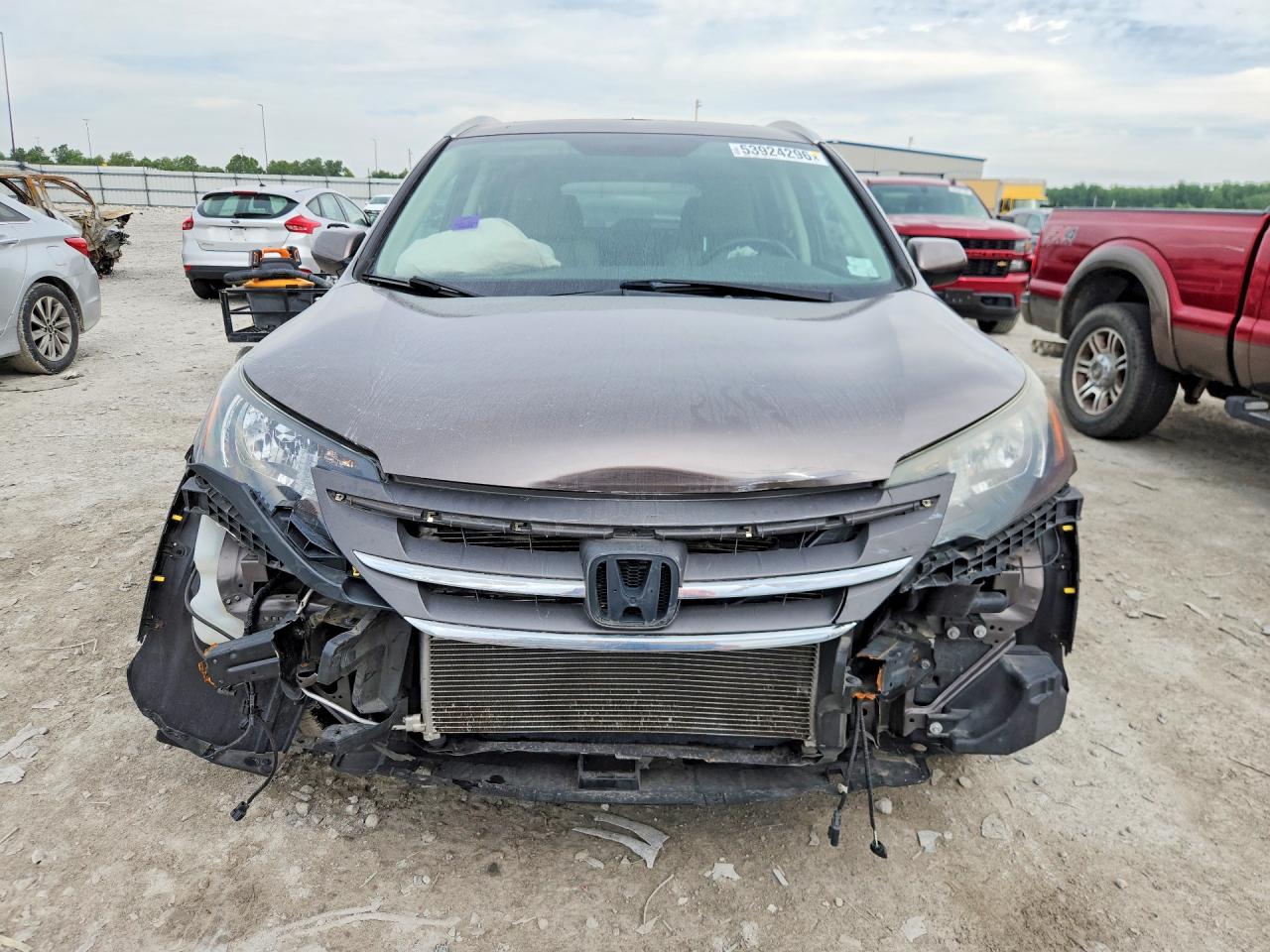 2013 Honda Cr-v Exl Серый vin: 5J6RM4H79DL084256