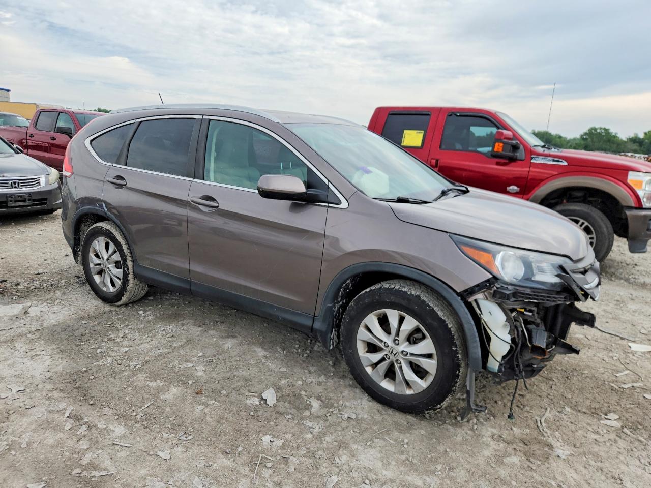 2013 Honda Cr-v Exl Серый vin: 5J6RM4H79DL084256