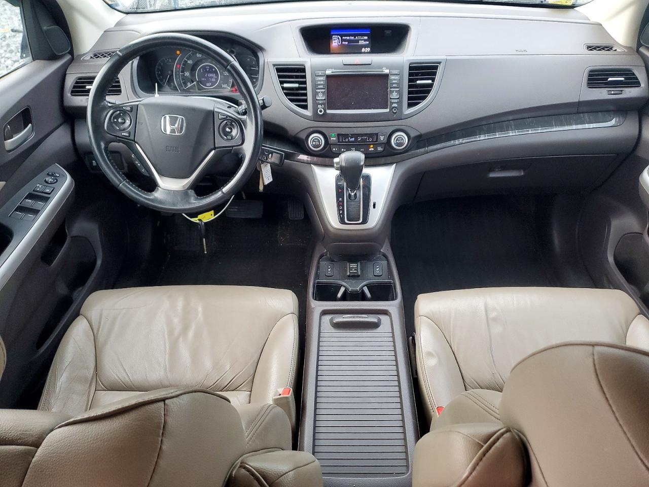 2013 Honda Cr-v Exl Brown vin: 5J6RM4H79DL087951