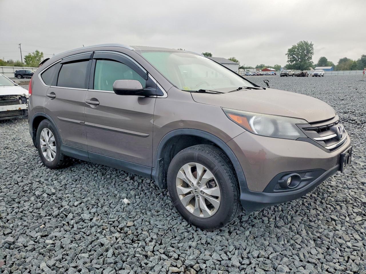 2013 Honda Cr-v Exl Brown vin: 5J6RM4H79DL087951