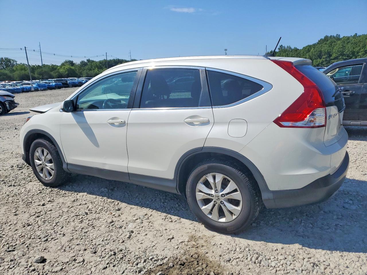 2014 Honda Cr-v Exl White vin: 5J6RM4H79EL006271