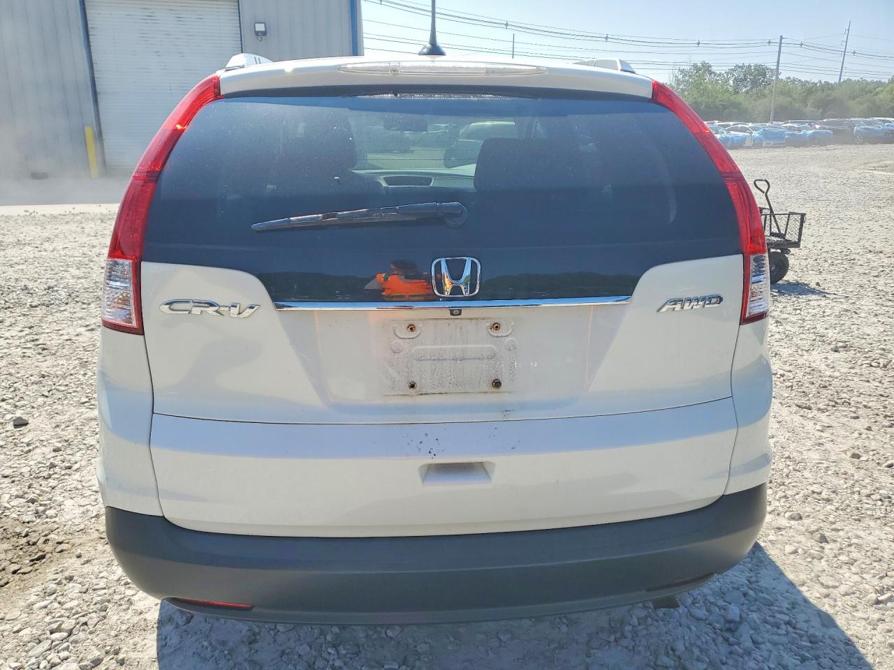 2014 Honda Cr-v Exl White vin: 5J6RM4H79EL006271