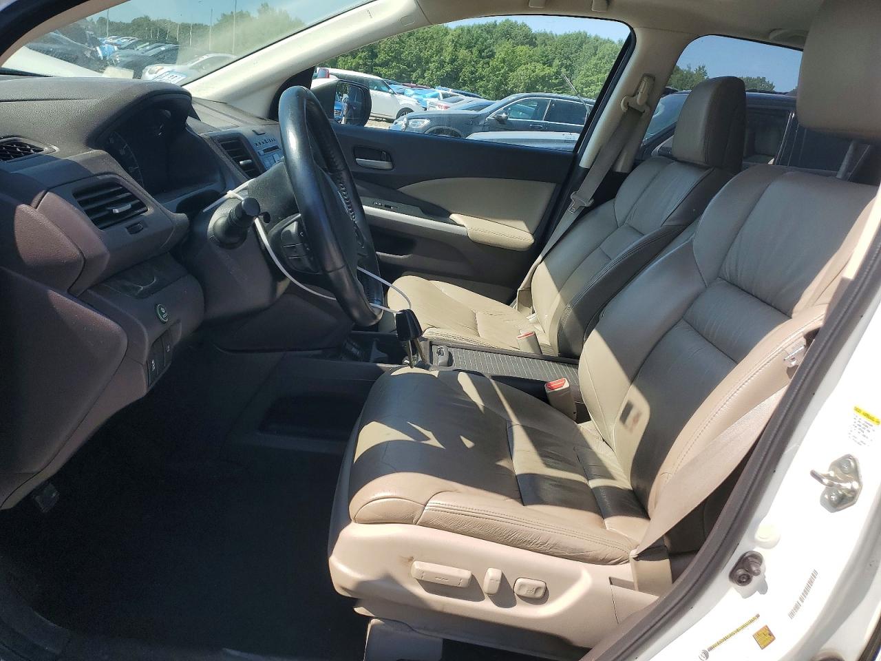 2014 Honda Cr-v Exl White vin: 5J6RM4H79EL006271